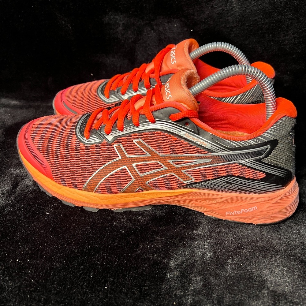 Asics Dynaflyte T6F8Y‎ Womens 9.5 Athletic Running Shoes Coral Black Sneakers